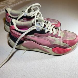 Puma Pink and White Athletic Shoes